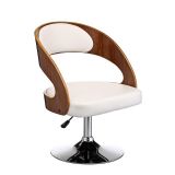 Stokey White Walnut Chair